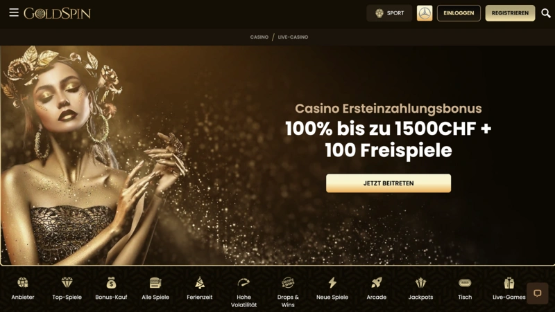 GoldSpin Homepage